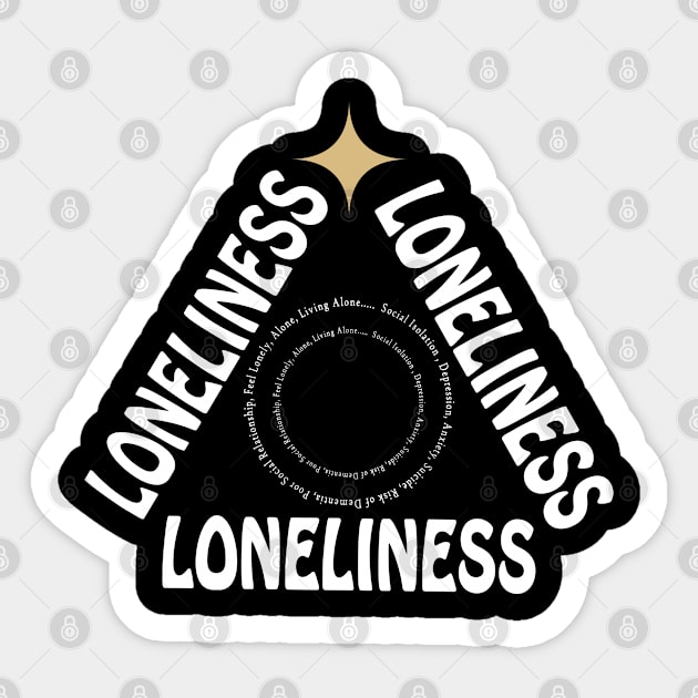 Loneliness Sticker by From_Designind